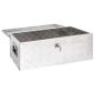 Preview: Aufbewahrungsbox Silbern 80x39x30 cm Aluminium