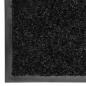 Preview: Fußmatte Waschbar Schwarz 60x90 cm
