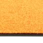 Preview: Fußmatte Waschbar Orange 60x90 cm