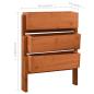 Preview: Pflanzkübel Klappbar Orange 60x14x75 cm Massivholz Tanne