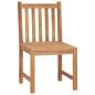 Preview: Gartenstühle 2 Stk. Massivholz Teak