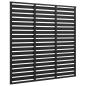 Preview: Zaunelement WPC 180x180 cm Schwarz