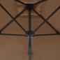 Preview: Sonnenschirm mit Stahl-Mast 250x250 cm Taupe