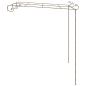 Preview: Garten-Pergola Antik-Braun 3x3x2,5 m Eisen