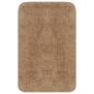 Preview: Badematten-Set 3-tlg. Stoff Beige