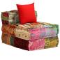 Preview: 3-Sitzer Modularer Pouf Patchwork Stoff