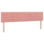 Preview: Boxspringbett mit Matratze Rosa 200x200 cm Samt