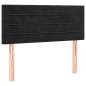 Preview: Boxspringbett mit Matratze Schwarz 120x200 cm Samt