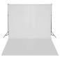 Preview: Fotostudio-Set mit Leuchten, Hintergrund und Reflektor