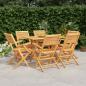 Preview: ARDEBO.de - 7-tlg. Garten-Essgruppe Massivholz Teak