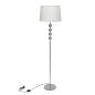Preview: ARDEBO.de - Stehlampe Stehleuchte Lampe Leuchte Standleuchte weiß