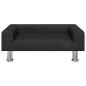 Preview: Hundebett Schwarz 70x45x26,5 cm Samt