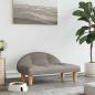 Preview: ARDEBO.de - Hundebett Taupe 70x52x30 cm Stoff