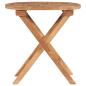 Preview: Gartentisch Klappbar 45 cm Massivholz Teak