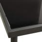 Preview: Garten-Esstisch Anthrazit 80x80x72 cm Glas und Stahl