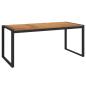 Preview: Gartentisch mit Gestell U-Form 180x90x75 cm Akazie Massivholz
