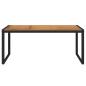 Preview: Gartentisch mit Gestell U-Form 180x90x75 cm Akazie Massivholz