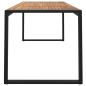 Preview: Gartentisch mit Gestell U-Form 180x90x75 cm Akazie Massivholz