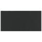 Preview: Garten-Esstisch Schwarz 160x80x74 cm Stahl und Hartglas