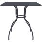 Preview: Gartentisch Anthrazit 80x80x72,5 cm Stahlgeflecht