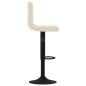 Preview: Barhocker 2 Stk. Creme Samt