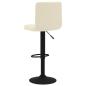 Preview: Barhocker 2 Stk. Creme Samt