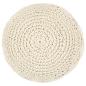 Preview: Makramee Sitzpuff Handgefertigt 45 x 30 cm Baumwolle