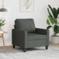 Preview: ARDEBO.de - Sofasessel Dunkelgrau 60 cm Stoff