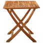 Preview: Klappbarer Gartentisch 120x70x75 cm Massivholz Akazie