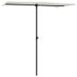 Preview: Sonnenschirm mit Aluminium-Mast 180x110 cm Sandweiß
