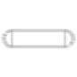 Preview: Gabionen-Hochbeet Verzinktes Eisen 400x100x100 cm