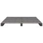 Preview: Palettenbett Grau Massivholz Kiefer 180×200 cm