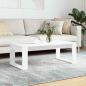 Preview: ARDEBO.de - Couchtisch Weiß 102x50x35 cm Holzwerkstoff