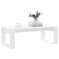 Preview: Couchtisch Weiß 102x50x35 cm Holzwerkstoff