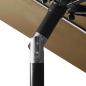Preview: Sonnenschirm mit Aluminium-Mast 3-lagig Taupe 3 m