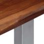 Preview: Konsolentisch 115x35x76 cm Massivholz Akazie und Eisen