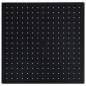 Preview: Regenbrause Edelstahl 40x40 cm Quadrat Schwarz