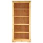 Preview: B?cherschrank 5 F?cher Mexiko-Stil Kiefernholz 80x40x170 cm