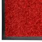 Preview: Fußmatte Waschbar Rot 90x150 cm