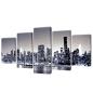 Preview: ARDEBO.de - Bilder Dekoration Set monochrome New York 200 x 100 cm