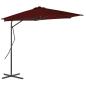 Preview: Sonnenschirm mit Stahl-Mast 300x230 cm Bordeauxrot