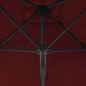 Preview: Sonnenschirm mit Stahl-Mast 300x230 cm Bordeauxrot