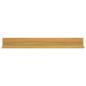 Preview: Wandregale 2 Stk. 90x10x10 cm Massivholz Teak
