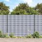 Preview: ARDEBO.de - Sichtschutzleiste PVC 70 x 0,19 m Hellgrau