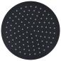 Preview: Regenbrause Edelstahl 25 cm Rund Schwarz