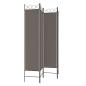 Preview: 4-tlg. Paravent Anthrazit 160x220 cm Stoff