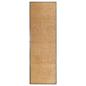 Preview: ARDEBO.de - Fußmatte Waschbar Creme 60x180 cm