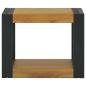 Preview: Wand-Badregal 45x45x35 cm Massivholz Teak