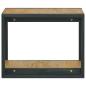 Preview: Wand-Badregal 45x45x35 cm Massivholz Teak