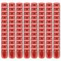 Preview: ARDEBO.de - Marmeladengläser mit Rotem Deckel 96 Stk. 230 ml